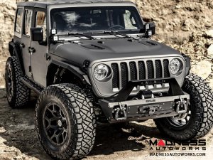 Jeep Wrangler JL Custom Wheels by Black Rhino - 18 x 9.5 - Overland - Matte Black Jeep Wrangler JL Custom Wheels by Black Rhino - 18 x 9.5 - Overland - Matte Black